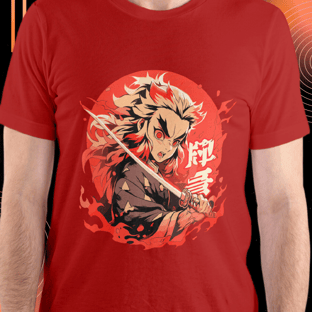 Nome do produtoCamiseta Kyōjurō Rengoku