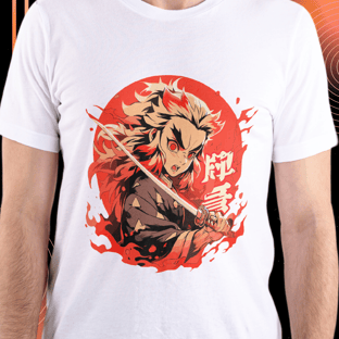 Nome do produtoCamiseta Kyōjurō Rengoku