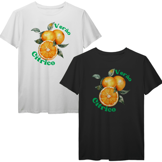 T-Shirt Prime - Tangerina cítrica