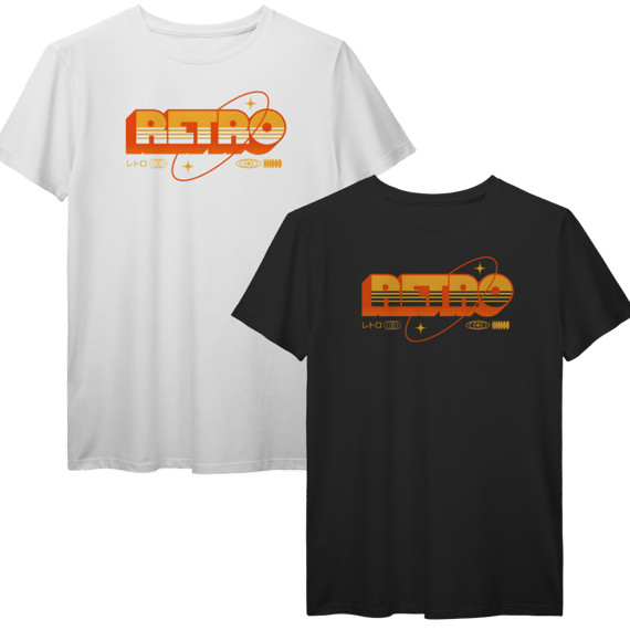 T-Shirt Prime - Retro word 