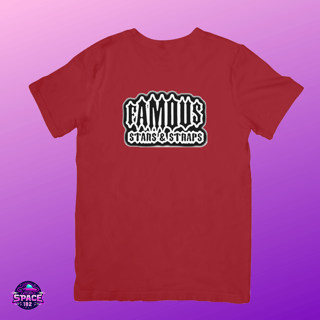Nome do produto Camiseta Famous Stars And Straps Rara no Brasil  (Com Fundo)