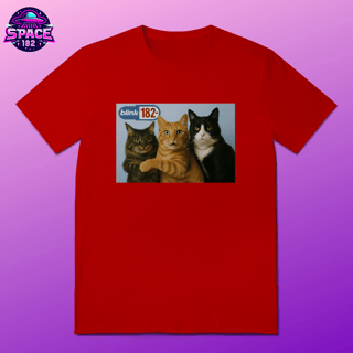 Nome do produto Camiseta  Gatos blink 182 Cats Of The State
