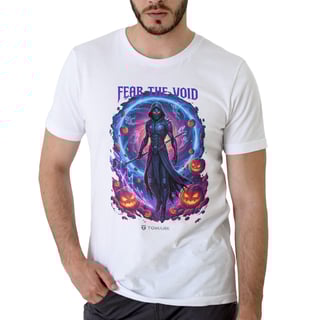 Nome do produto Camiseta TOMARK Oficial edição de halloween Fear The Void