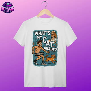 Nome do produto Camiseta  Oficial Whats My Cat Again Tomark