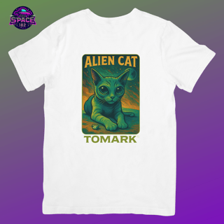 Nome do produto Camiseta Oficial  Tomark  Gato Alienigena,  Gato Alien