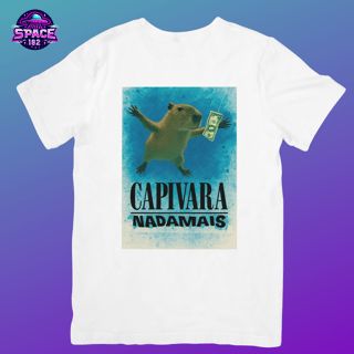 Nome do produto Camiseta Nirvana Nevermind  Paródia  Capivara Nadamais
