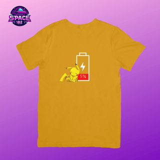 Nome do produto Camiseta Pikachu , Sem bateria, Sem carga