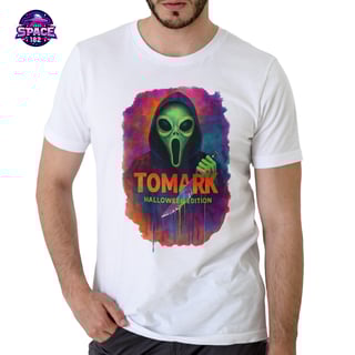 Nome do produto Camiseta Tomark Edição de Halloween, Ghost Alien