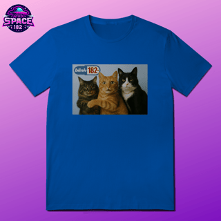 Nome do produto Camiseta  Gatos blink 182 Cats Of The State