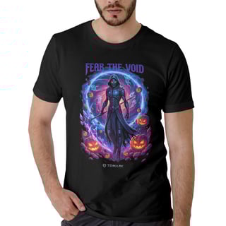 Nome do produto Camiseta TOMARK Oficial edição de halloween Fear The Void