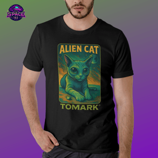 Nome do produto Camiseta Oficial  Tomark  Gato Alienigena,  Gato Alien