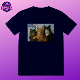 Nome do produto Camiseta  Gatos blink 182 Cats Of The State