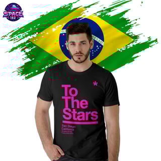 Nome do produto Camiseta To The Stars Tom No Brasil