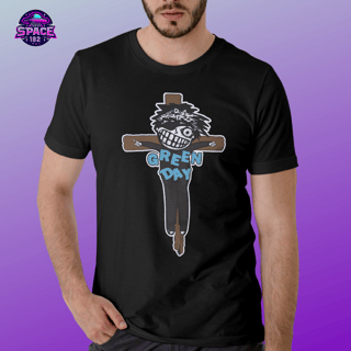 Nome do produto Camiseta Green Day Our Savior, One Eyed Bastard St Jimmy Crucificado