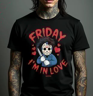 Nome do produto Camiseta - Friday I´m in Love