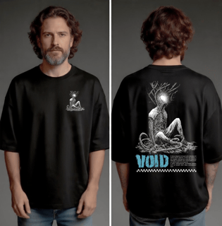 Nome do produto Camiseta Oversized - Void