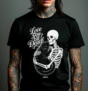 Nome do produto Camiseta - Love you till Death