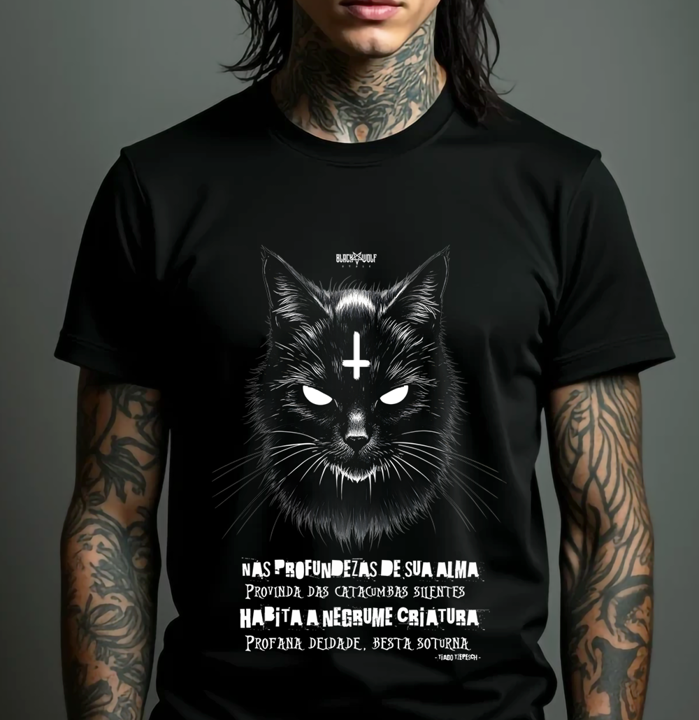 Nome do produto: Camiseta - The Dark Cat 2