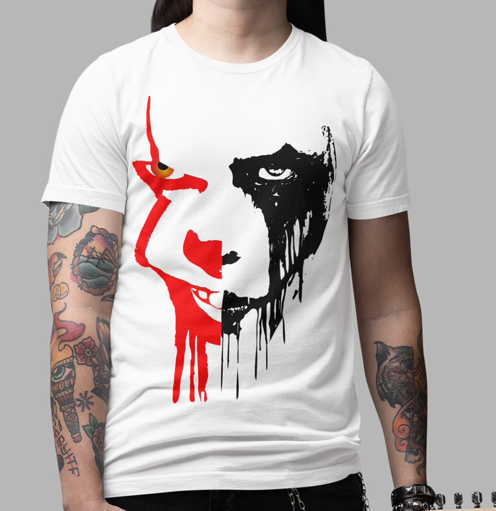 Nome do produto: Camiseta - Bill Skarsgård (Pennywise e o Corvo 2024)