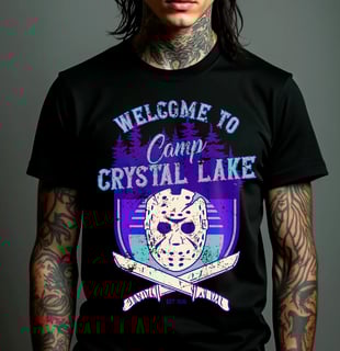 Nome do produto Camiseta - Welcome to Camp Crystal Lake