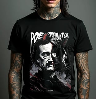 Nome do produto Camiseta - Poe - The Black Cat