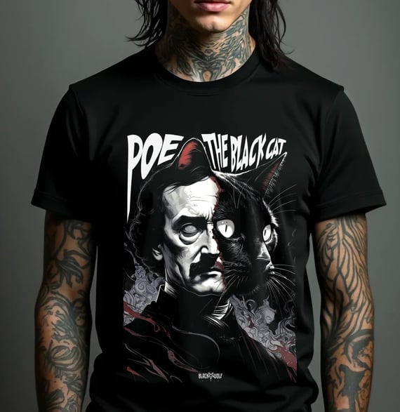 Camiseta - Poe - The Black Cat