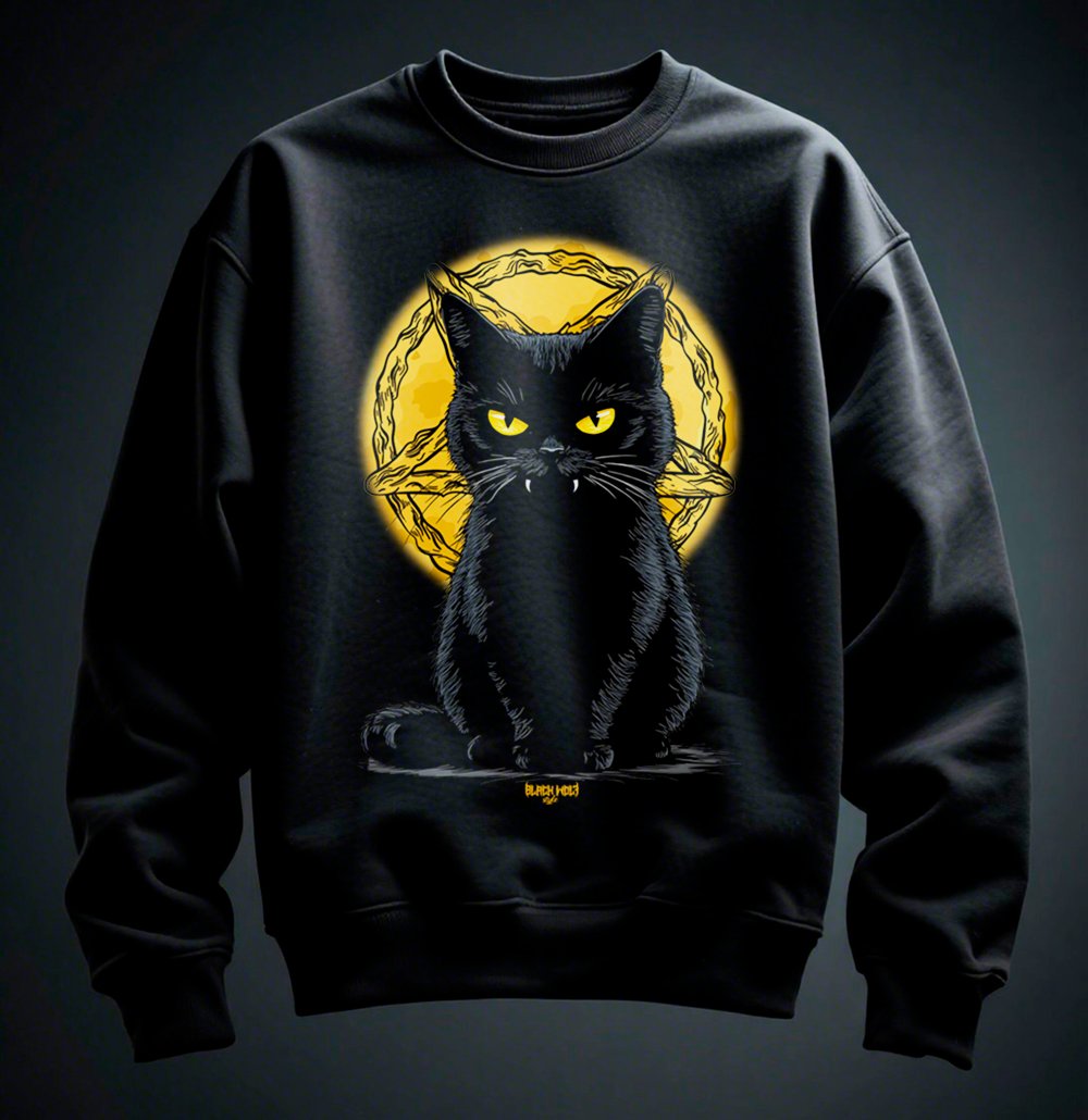 Nome do produto: Moletom - Black Cat Magick