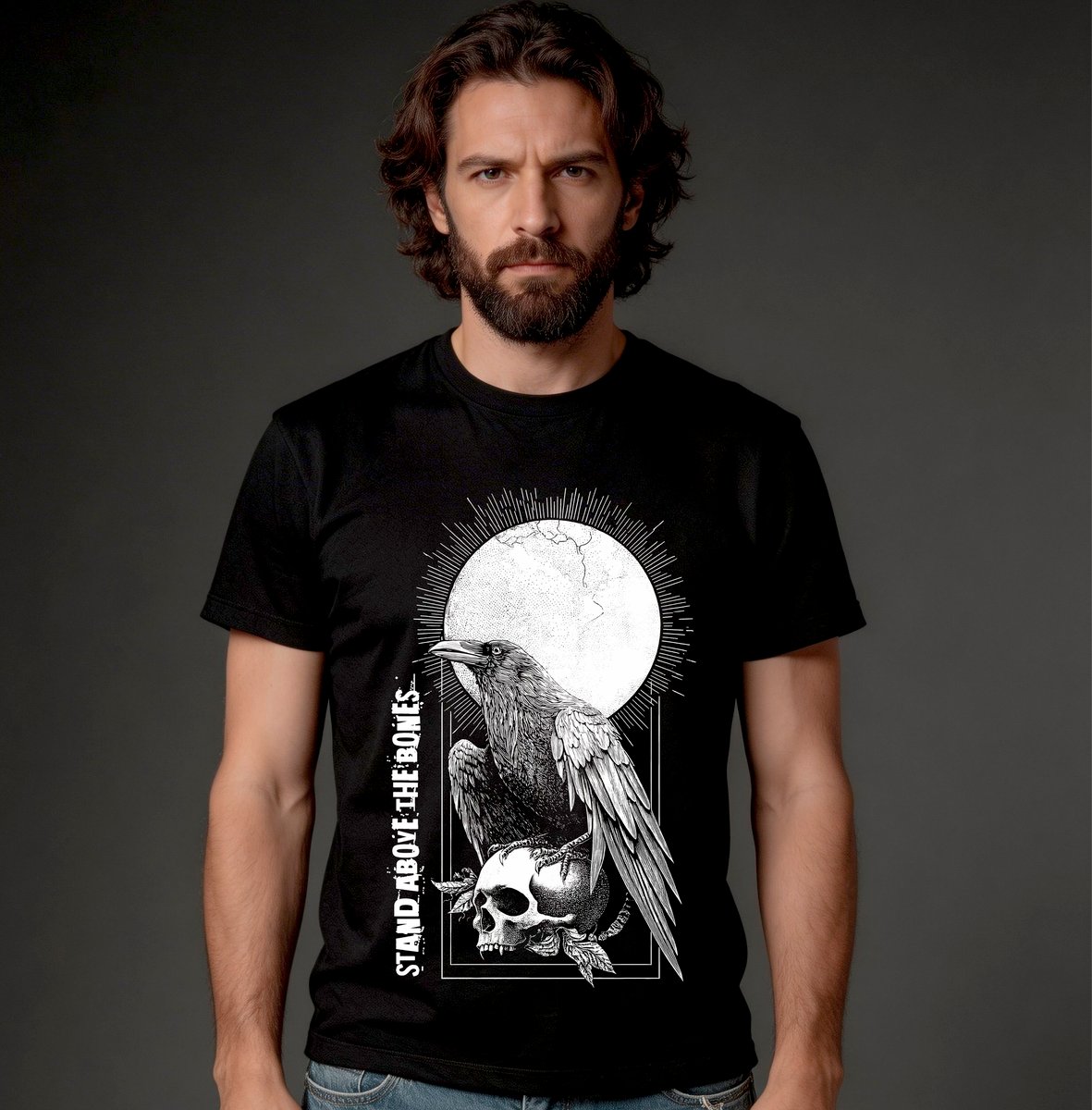 Nome do produto: Camiseta Quality - Stand Above the Bones
