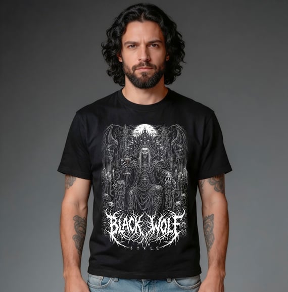 Camiseta Quality - Black Wolf Style - Vampyr