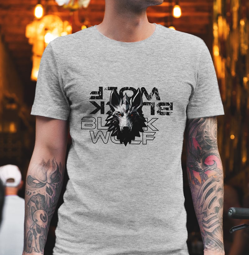 Nome do produto: Black Wolf Logo