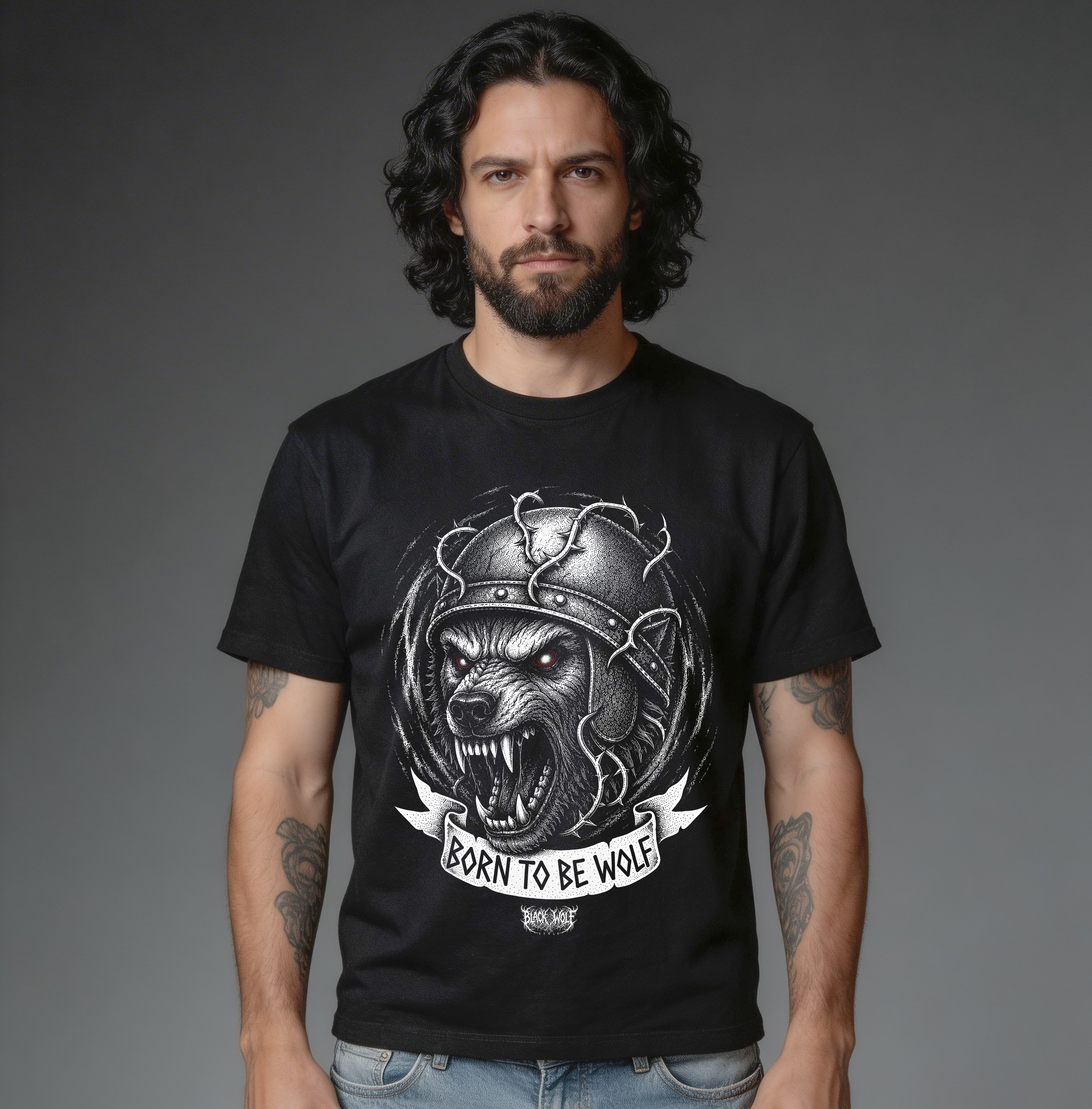 Camiseta Quality - Born to be Wolf