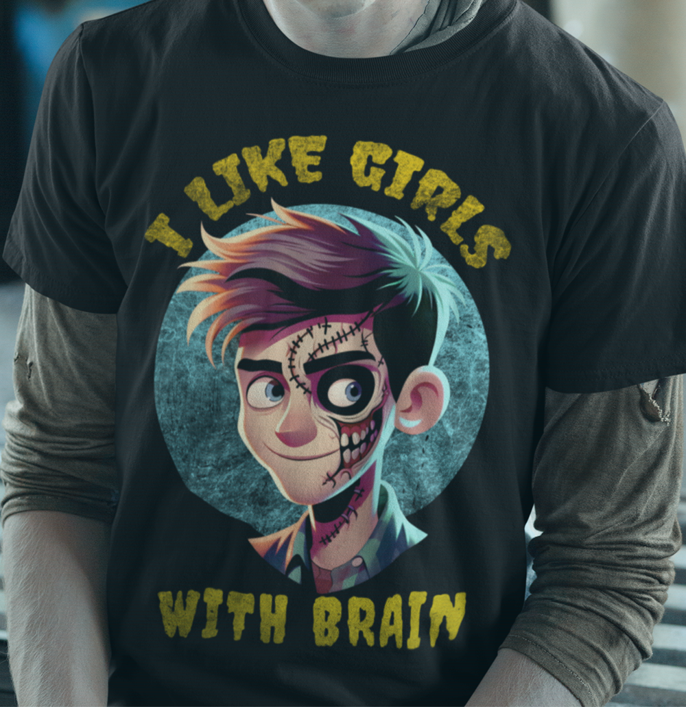 Camiseta - I Like Girls with Brain