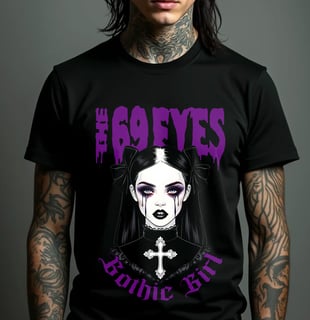 Camiseta - The 69 Eyes (Gothic Girl)