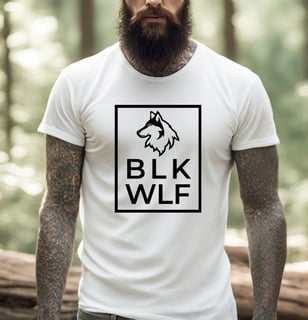 Black Wolf Minimalista