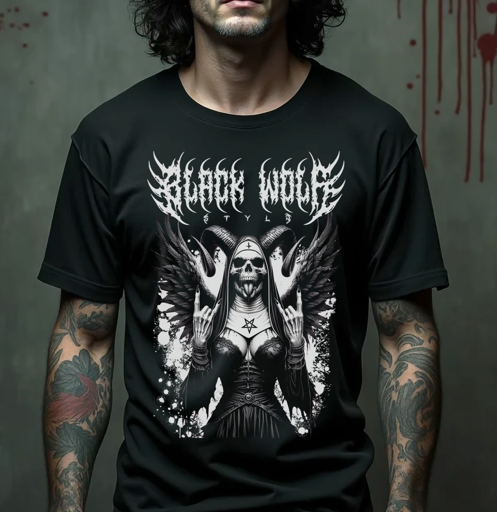 Nome do produto: Camiseta - Dark Nun