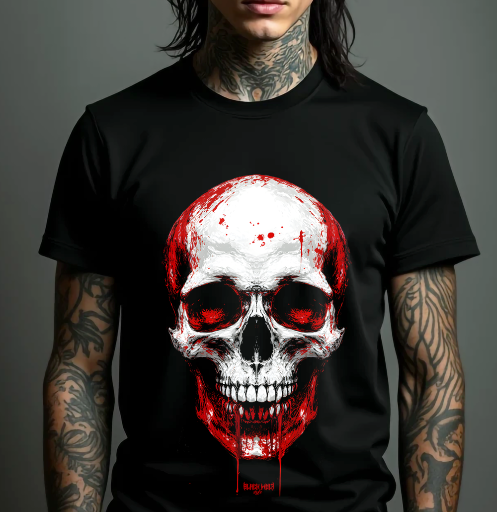 Nome do produto: Camiseta - Bloody Skull