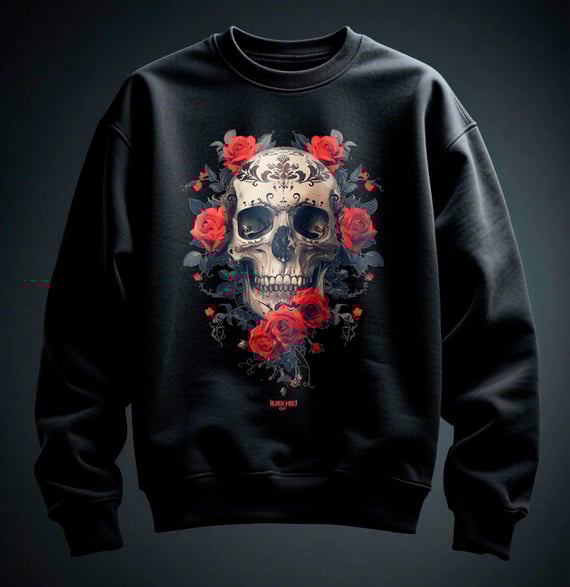 Moletom - Skull & Roses