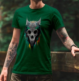 Splash Wolf Skull