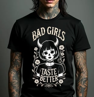 Nome do produto Camiseta - Bad Girls Taste Better