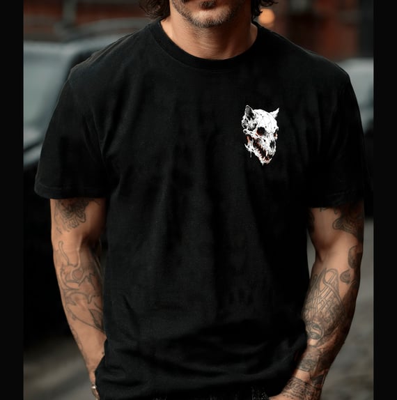 Camiseta Pima (Tecido Peruano) - Wolf Skull