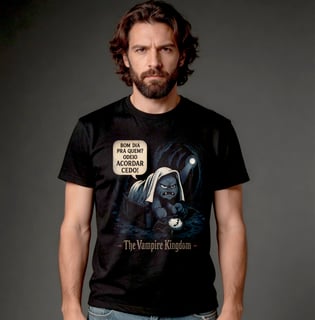 Nome do produto Camiseta Quality - Mascote The Vampire Kingdom