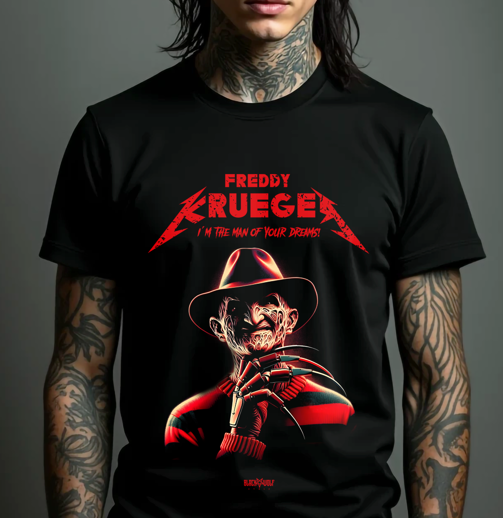 Nome do produto: Camiseta - I´m the Man of your Dreams (Freddy Krueger)