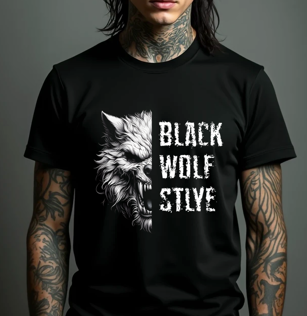Nome do produto: Camiseta - Black Wolf Werewolf