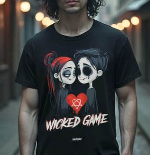 Camiseta - HIM Wicked Game