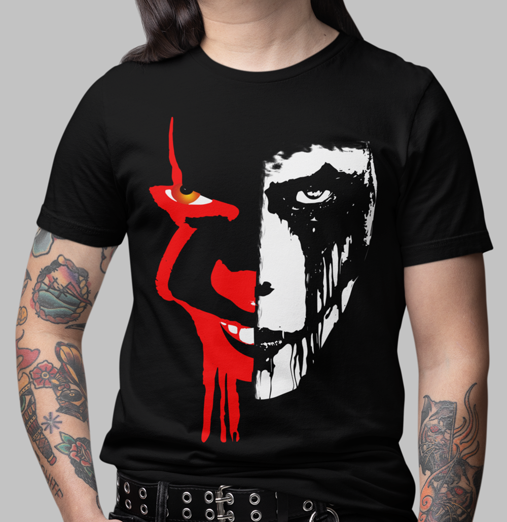 Nome do produto: Camiseta - Bill Skarsgård (Pennywise e o Corvo 2024)