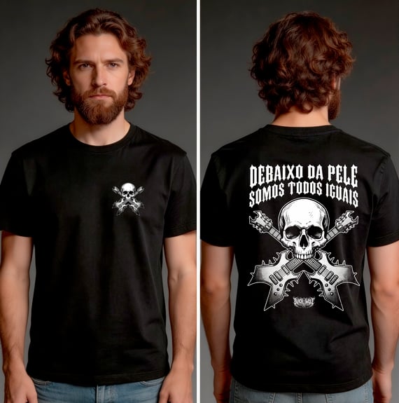 Camiseta Quality - Debaixo da Pele somos todos Iguais