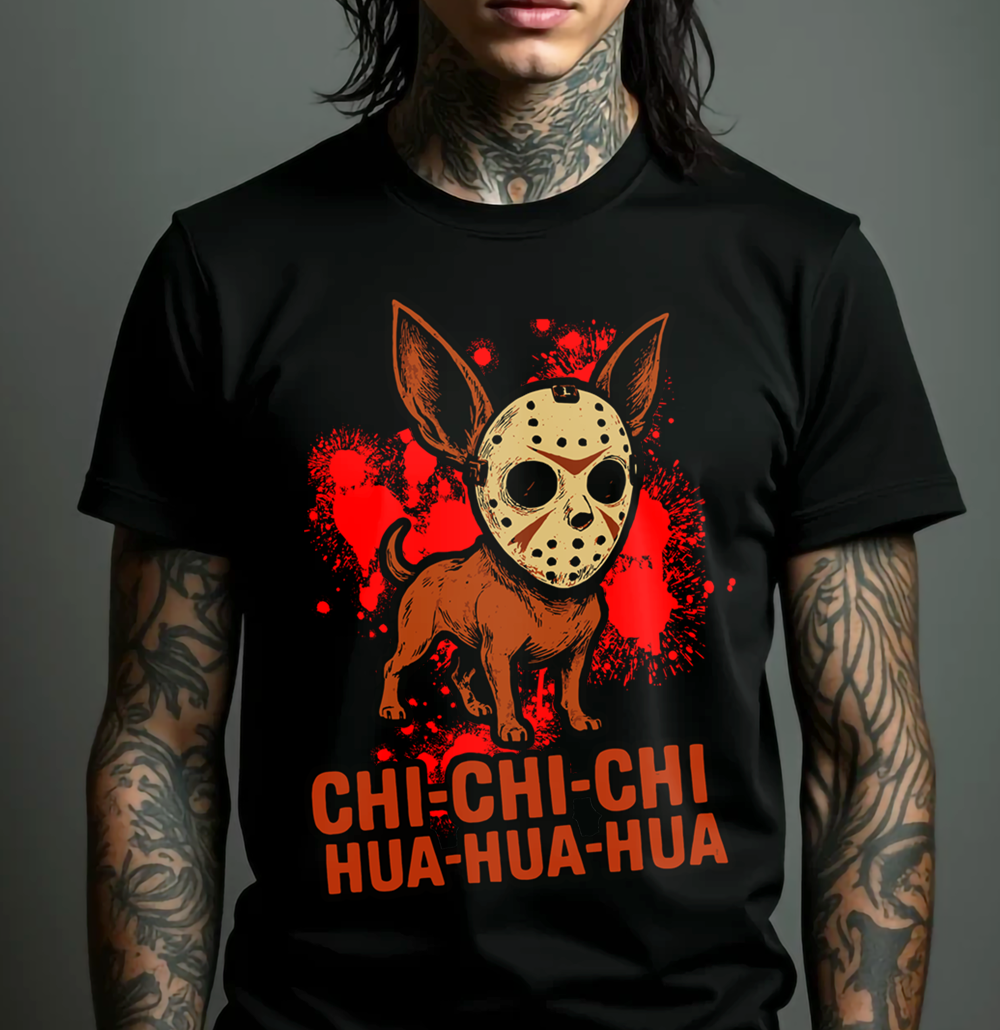 Nome do produto: Camiseta - CHI-CHI-CHI HUA-HUA-HUA