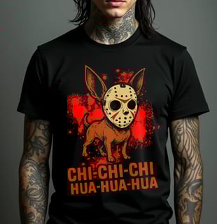 Nome do produto Camiseta - CHI-CHI-CHI HUA-HUA-HUA