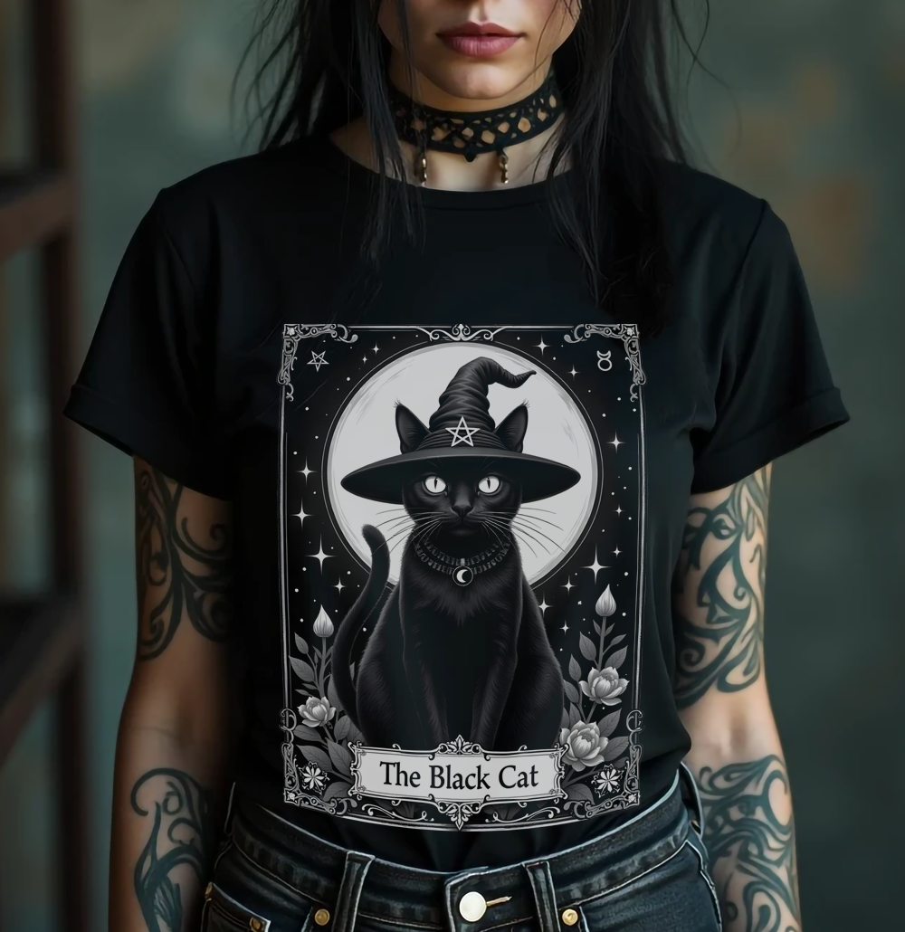 Nome do produto: Baby Long - The Black Cat Tarot Card