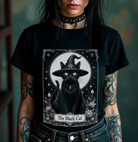 Baby Long - The Black Cat Tarot Card